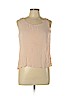 Henri Bendel 100% Silk Pink Sleeveless Silk Top Size 14 - photo 1