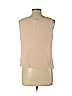Henri Bendel 100% Silk Pink Sleeveless Silk Top Size 14 - photo 2