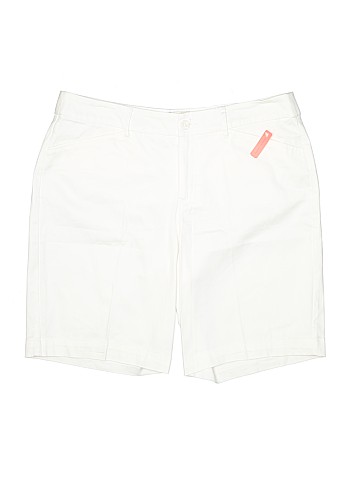 St. John's Bay Khaki Shorts (view 1)