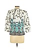 Coldwater Creek 100% Cotton White Blazer Size 10 - photo 2
