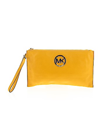 MICHAEL Michael Kors Leather Wristlet (view 1)