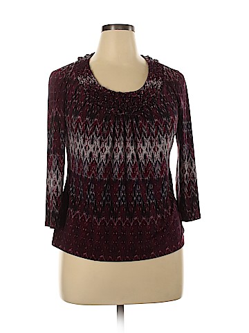 New Directions 3/4 Sleeve Top (view 1)