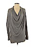 Helmut Lang 100% Acrylic Gray 3/4 Sleeve Top Size P (petite) - photo 1