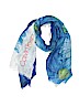 Calvin Klein 100% Rayon Print Blue Scarf One size - photo 1