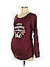 Motherhood Burgundy Long Sleeve T-Shirt Size M - photo 1