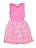 The Children's Place 100% Cotton Print Pink Dress Size 16 - photo 1