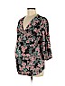 Motherhood 100% Rayon Black 3/4 Sleeve Blouse Size M - photo 1