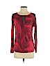 Calvin Klein & Co. 100% Polyester Red Long Sleeve Top Size S - photo 1