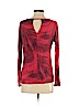 Calvin Klein & Co. 100% Polyester Red Long Sleeve Top Size S - photo 2