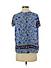 Scotch & Soda 100% Viscose Blue Short Sleeve Blouse Size P (petite) - photo 1