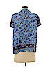 Scotch & Soda 100% Viscose Blue Short Sleeve Blouse Size P (petite) - photo 2