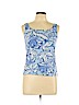 Karen Scott Blue Sleeveless Top Size L (petite) - photo 1