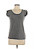 a.n.a. A New Approach Gray Short Sleeve Top Size M (petite) - photo 1
