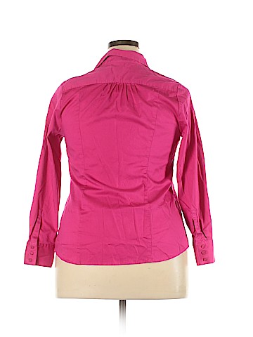 Lane Bryant Long Sleeve Button-Down Shirt (view 2)