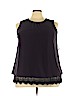 Charter Club Blue Sleeveless Top Size 3X - photo 1