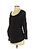 Old Navy - Maternity 100% Cotton Black Long Sleeve T-Shirt Size S - photo 1