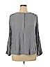 Nine West 100% Viscose Blue Long Sleeve Blouse Size XL - photo 1