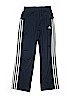 Adidas 100% Polyester Blue Track Pants Size 10 - 12 - photo 1