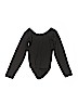 Unbranded 100% Nylon Black Leotard Size 12 - 14 - photo 1