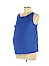 Ann Taylor LOFT Blue Sleeveless Top Size M - photo 1