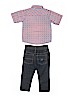 U.S. Polo Assn. 100% Cotton Checkered-gingham Red Short Sleeve Button-Down Shirt 12-18 MO / 18 MO - photo 2