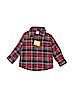 Gymboree 100% Cotton Red Long Sleeve Button-Down Shirt Size 18-24 mo - photo 1