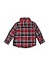 Gymboree 100% Cotton Red Long Sleeve Button-Down Shirt Size 18-24 mo - photo 2