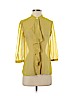 Banana Republic 100% Polyester Yellow 3/4 Sleeve Blouse Size XS (petite) - photo 1