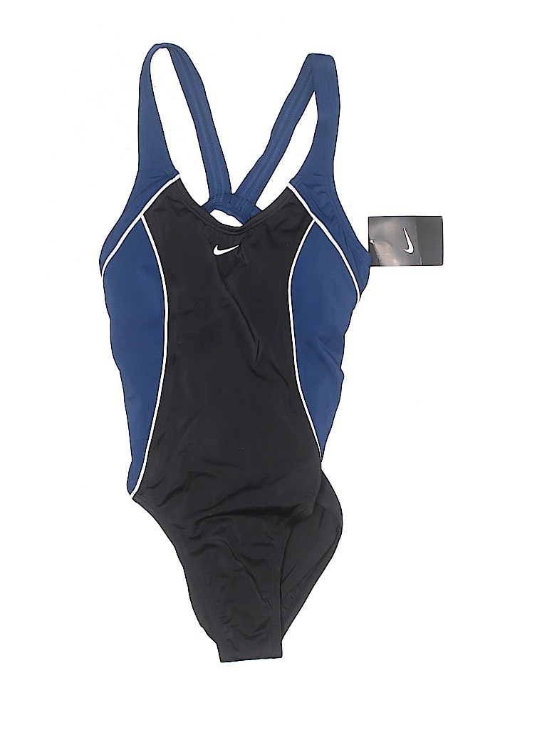 Nike Blue One Piece Swimsuit Size 8 - photo 1