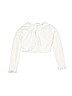Bonnie Jean 100% Cotton Solid White Shrug Size M (kids) - photo 1