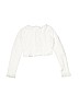 Bonnie Jean 100% Cotton Solid White Shrug Size M (kids) - photo 2