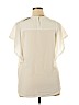 Meadow Rue White Short Sleeve Blouse Size L - photo 2