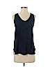 Ann Taylor LOFT Outlet 100% Polyester Blue Sleeveless Blouse Size S (petite) - photo 1