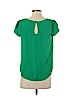 Papermoon 100% Polyester Green Short Sleeve Blouse Size S (petite) - photo 2