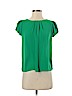 Papermoon 100% Polyester Green Short Sleeve Blouse Size S (petite) - photo 1