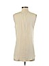 Theory Tan Sleeveless Silk Top Size S - photo 2