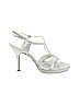 The Touch Of Nina Silver Heels Size 8 (wide) - photo 1
