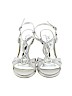 The Touch Of Nina Silver Heels Size 8 (wide) - photo 2