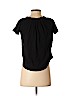 Ann Taylor LOFT 100% Cotton Black Short Sleeve Top Size XXS (petite) - photo 2