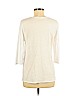 Eileen Fisher 100% Linen White 3/4 Sleeve T-Shirt Size M (petite) - photo 2