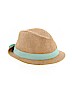 Charlotte Russe 100% Paper Solid Tan Fedora One size - photo 1