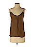 H&M 100% Polyester Brown Sleeveless Blouse Size 4 - photo 1
