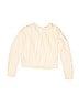 Gap Kids 100% Cotton Solid Ivory Cardigan Size 6 - 7 - photo 2
