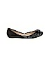 Pink Studio 100% Leather Black Flats Size 6 - photo 1
