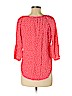 St. John's Bay 100% Rayon Pink 3/4 Sleeve Blouse Size M (petite) - photo 2