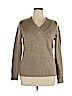 Carolyn Taylor Tan Pullover Sweater Size XL - photo 1