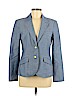 Two Penny Blue 100% Cotton Blue Blazer Size 8 - photo 1
