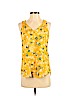Old Navy 100% Rayon Yellow Sleeveless Blouse Size S (petite) - photo 1