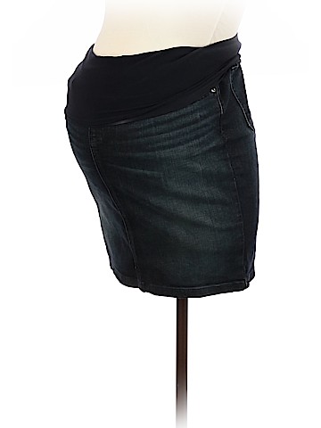 A Pea in the Pod Denim Skirt (view 1)