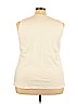 Cj Banks 100% Cotton Ivory Sleeveless T-Shirt Size 3X - photo 2